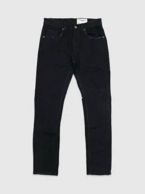 EVO-330096-Logo Embossed Denim Jeans