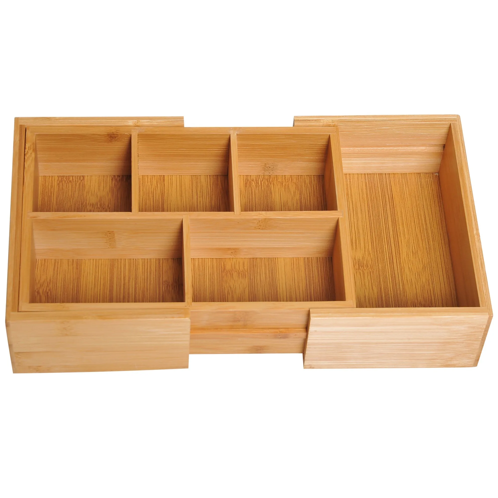 Extendable Drawer Organiser Tray Drawer Inserts Storage Holder Dividers 24.6-41cm