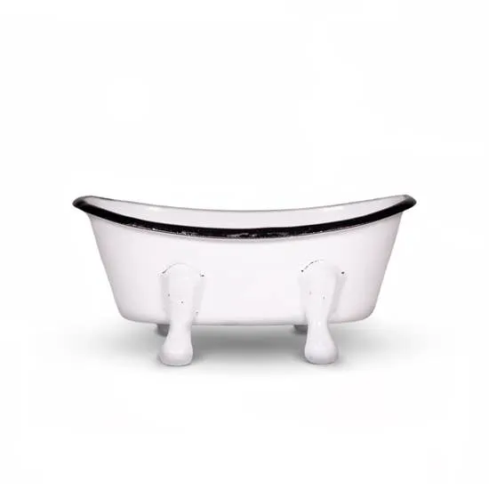 Farmhouse Metal Bathtub Soap Dish