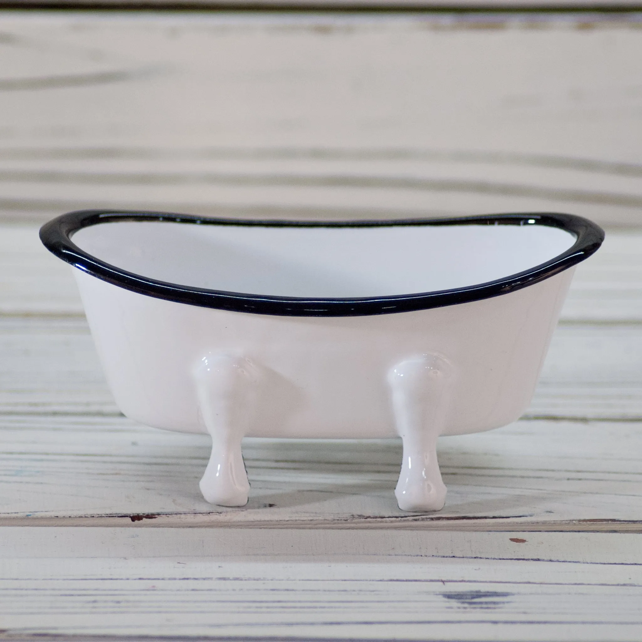 Farmhouse Metal Bathtub Soap Dish
