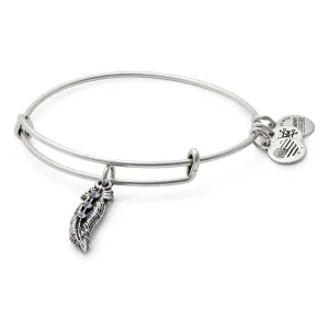Feather Charm Bangle