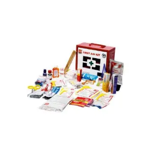 First Aid Industrial Kit Small- Metal Box Wall Mounted with Acrylic Door- 119 components - Suitable for Schools, Institutions
