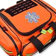First Responder EMT Trauma Bag Stocked w/Fill Kit C - RED