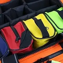 First Responder EMT Trauma Bag Stocked w/Fill Kit C - RED
