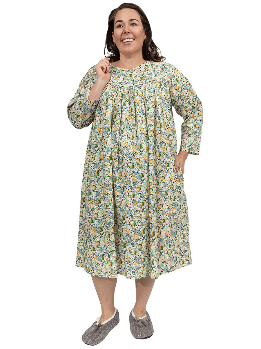 Fletcher Nightie - Green Print*