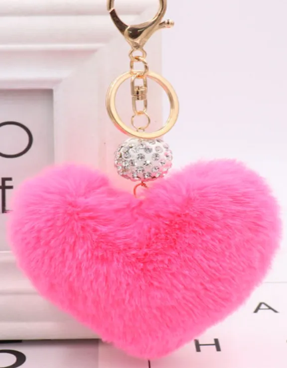 Fluffy Keychain