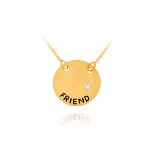 FRIEND Circle Pendant