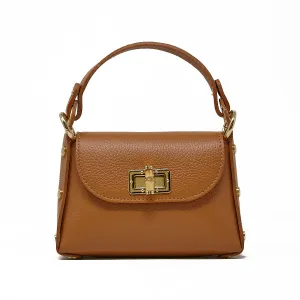 [GERMAN FUENTES] LEATHER HARMONY BAG - CAMEL