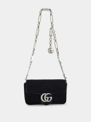 GG Marmont Crystal-Embellished Belt Bag