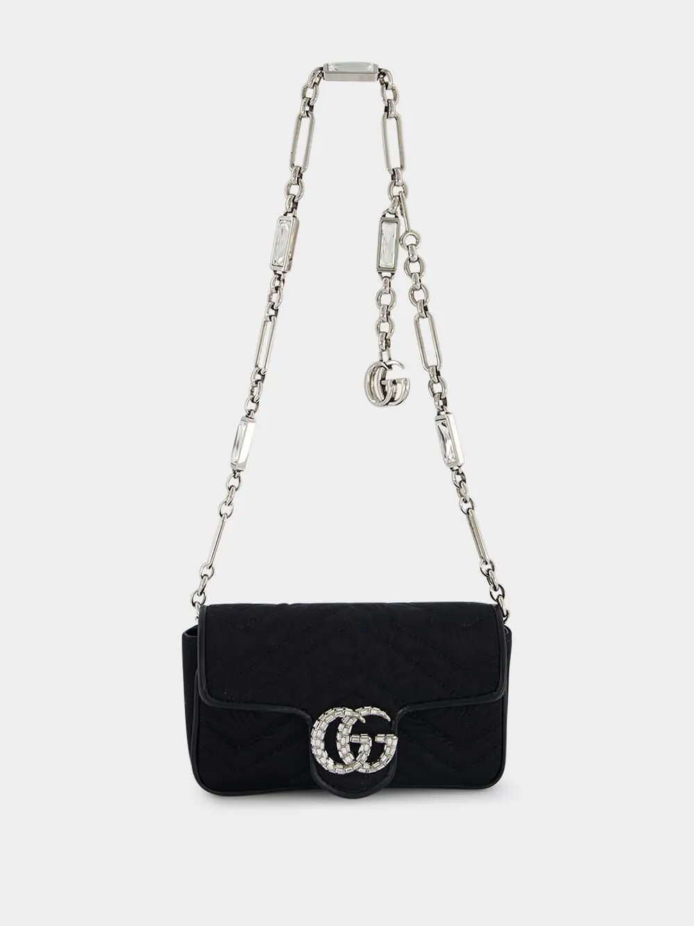 GG Marmont Crystal-Embellished Belt Bag