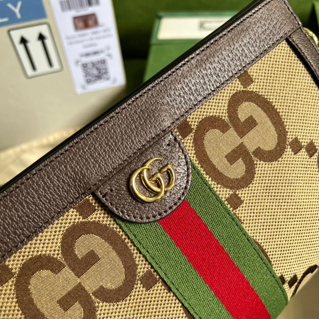gg Ophidia Jumbo gg Small Shoulder Bag Brown For Women, Women&#8217;s Bags 10.2in/26cm gg ‎‎503877 UKMIG 2570