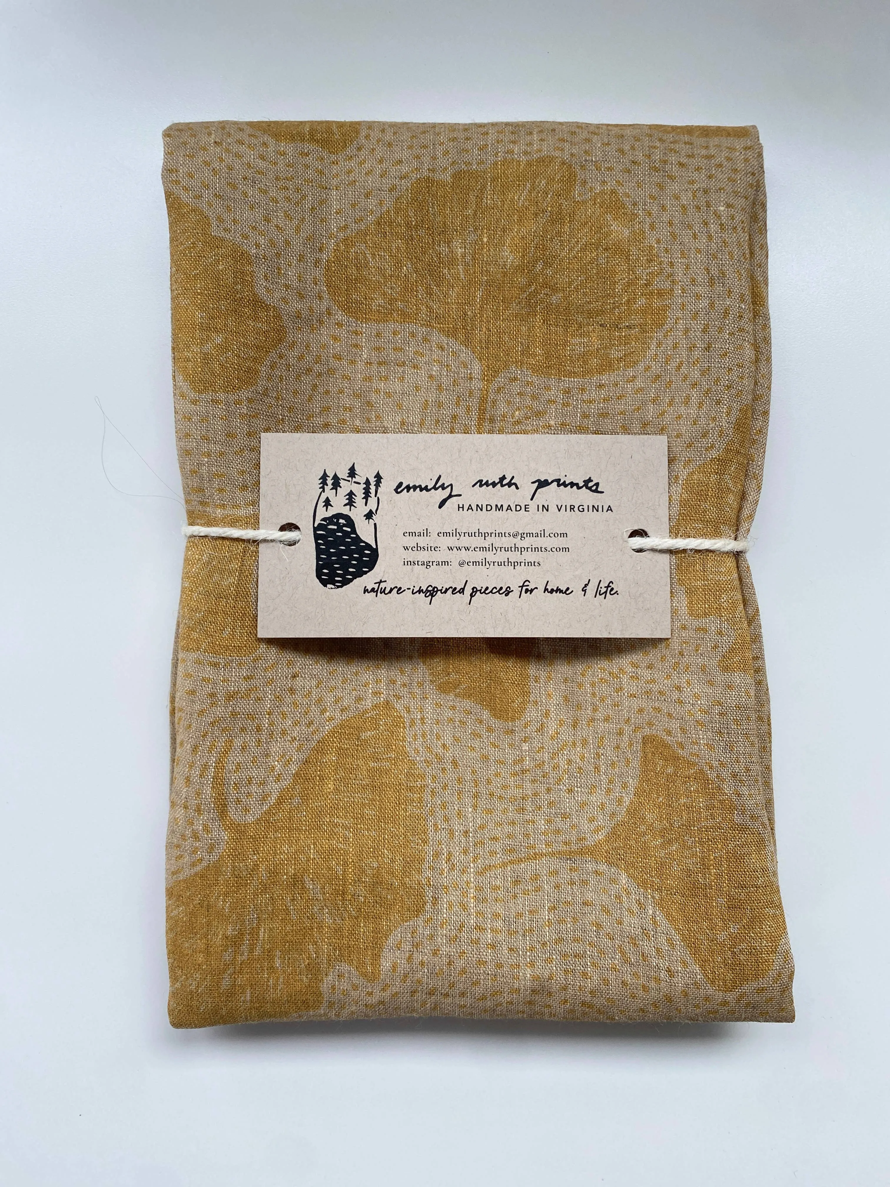 Ginkgo - Linen Tea Towel