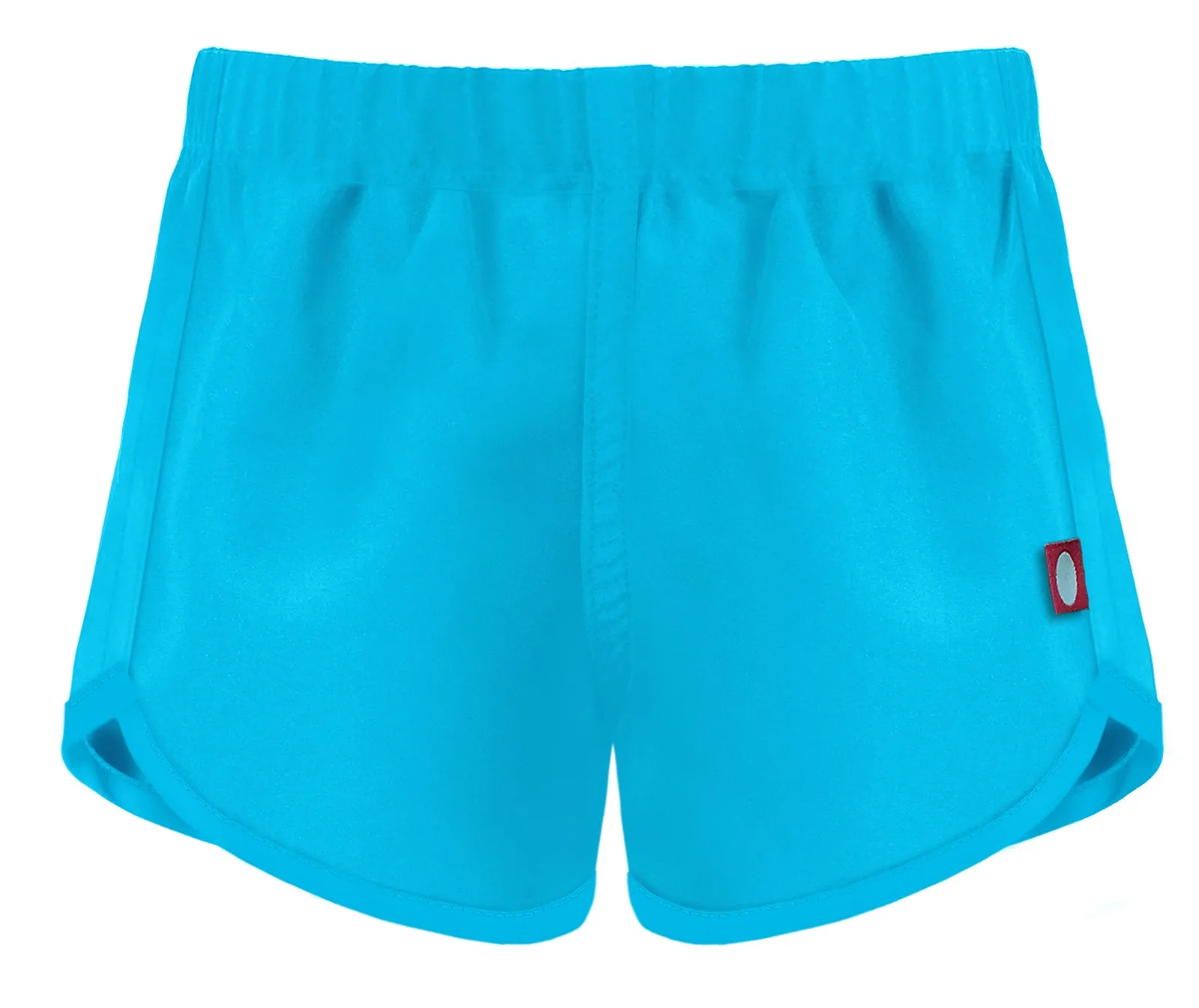 Girls UPF 50  Swim/Camp Board Short | Turquoise w. Matching Trim
