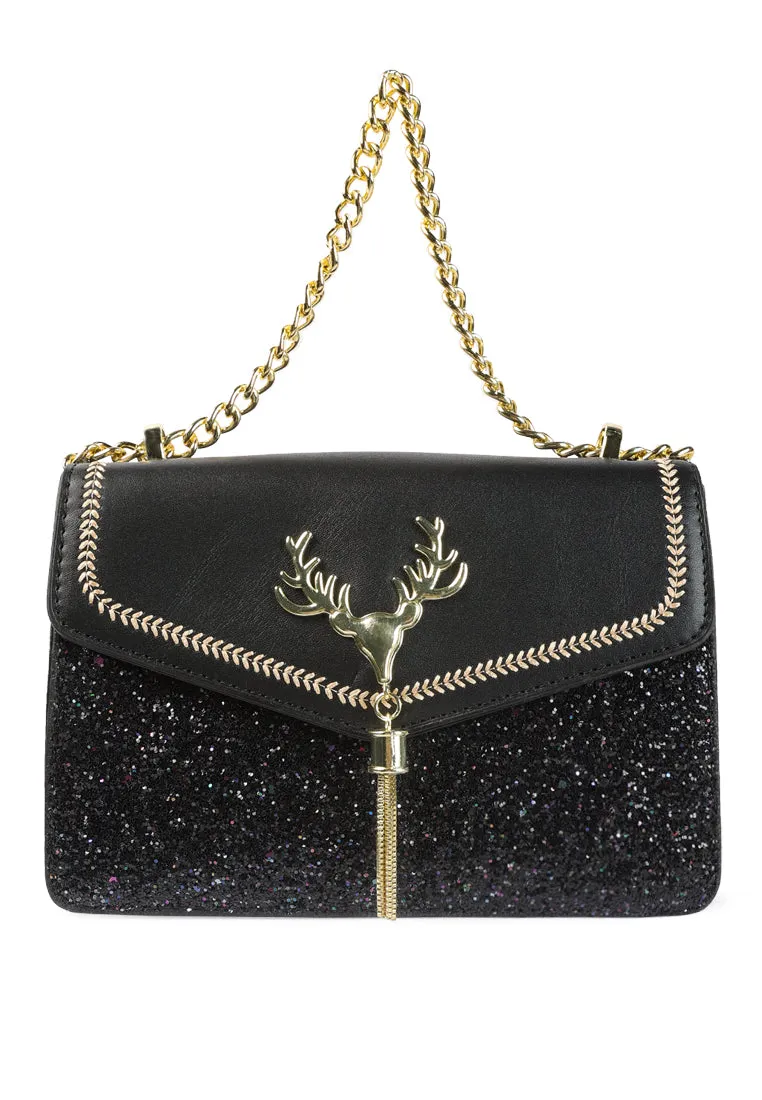 Glitter Envelope Sling Bag