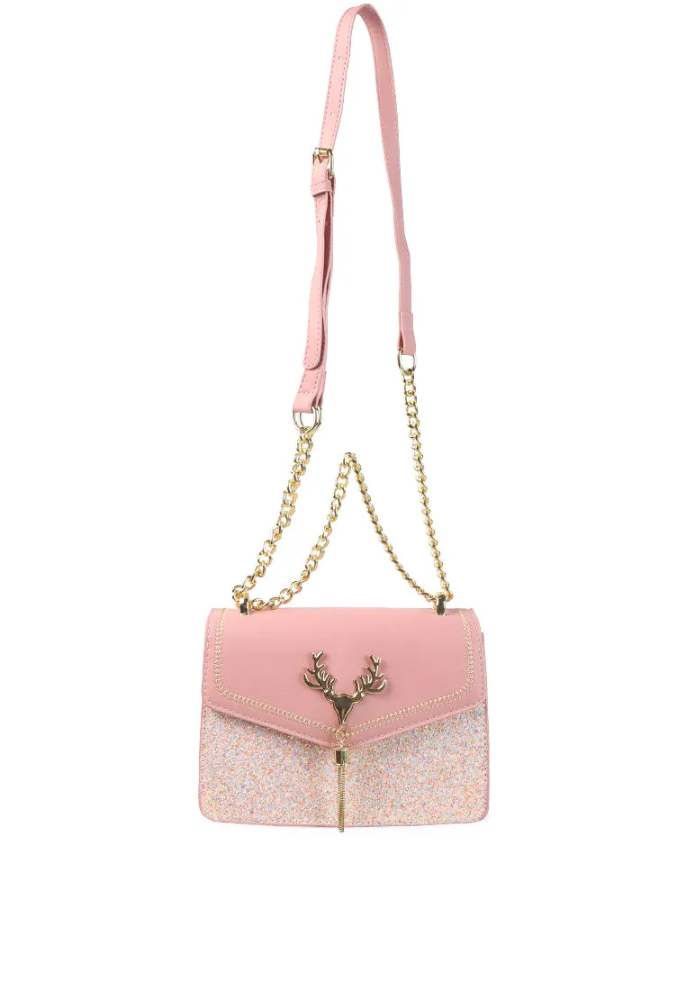 Glitter Envelope Sling Bag