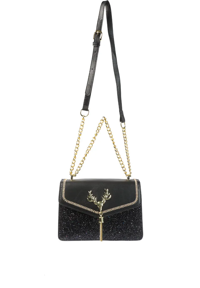 Glitter Envelope Sling Bag