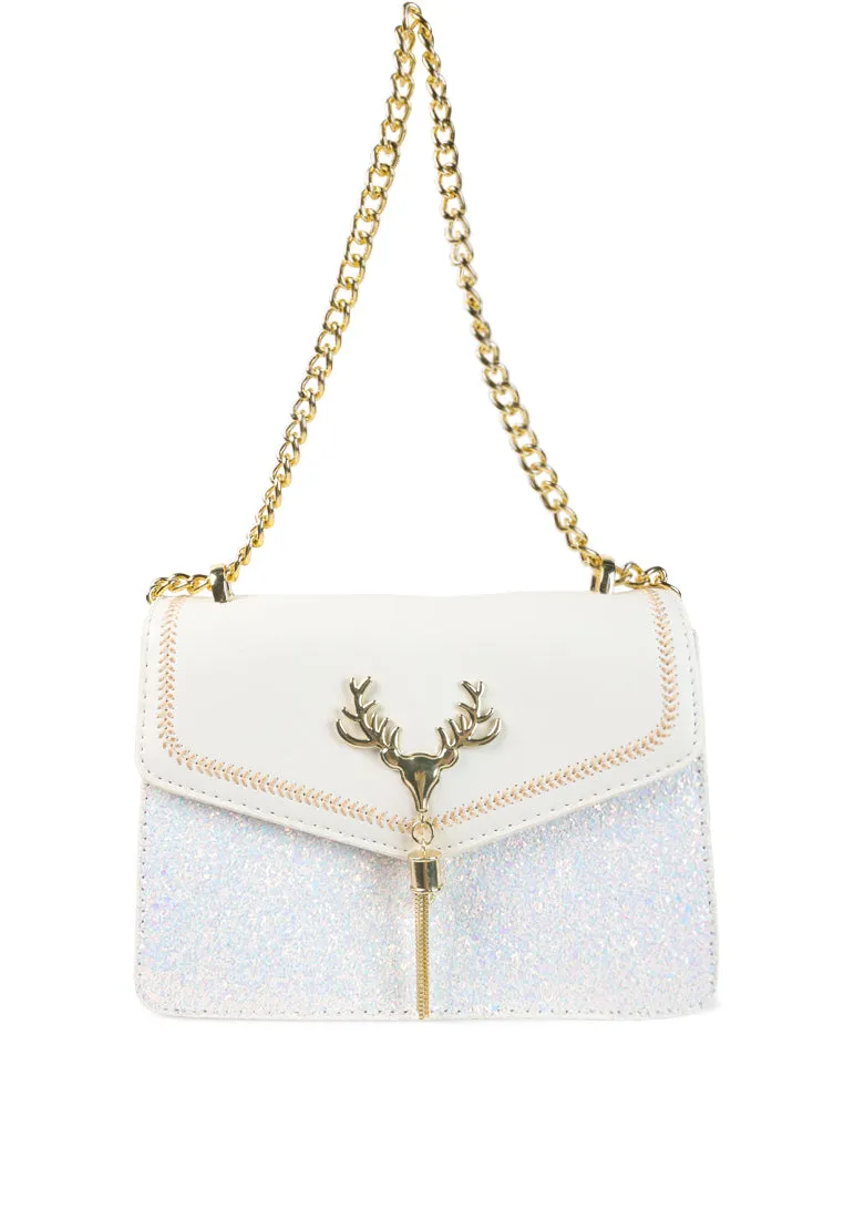 Glitter Envelope Sling Bag