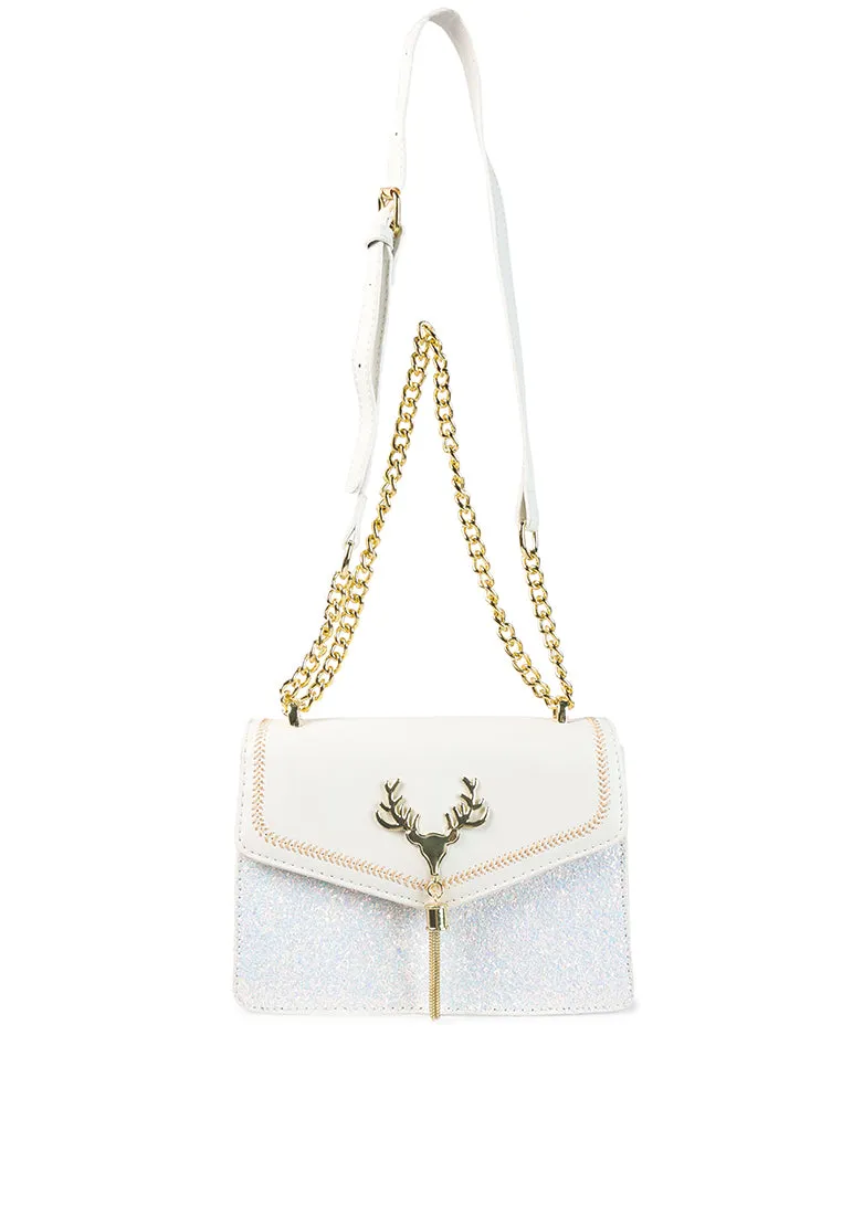 Glitter Envelope Sling Bag