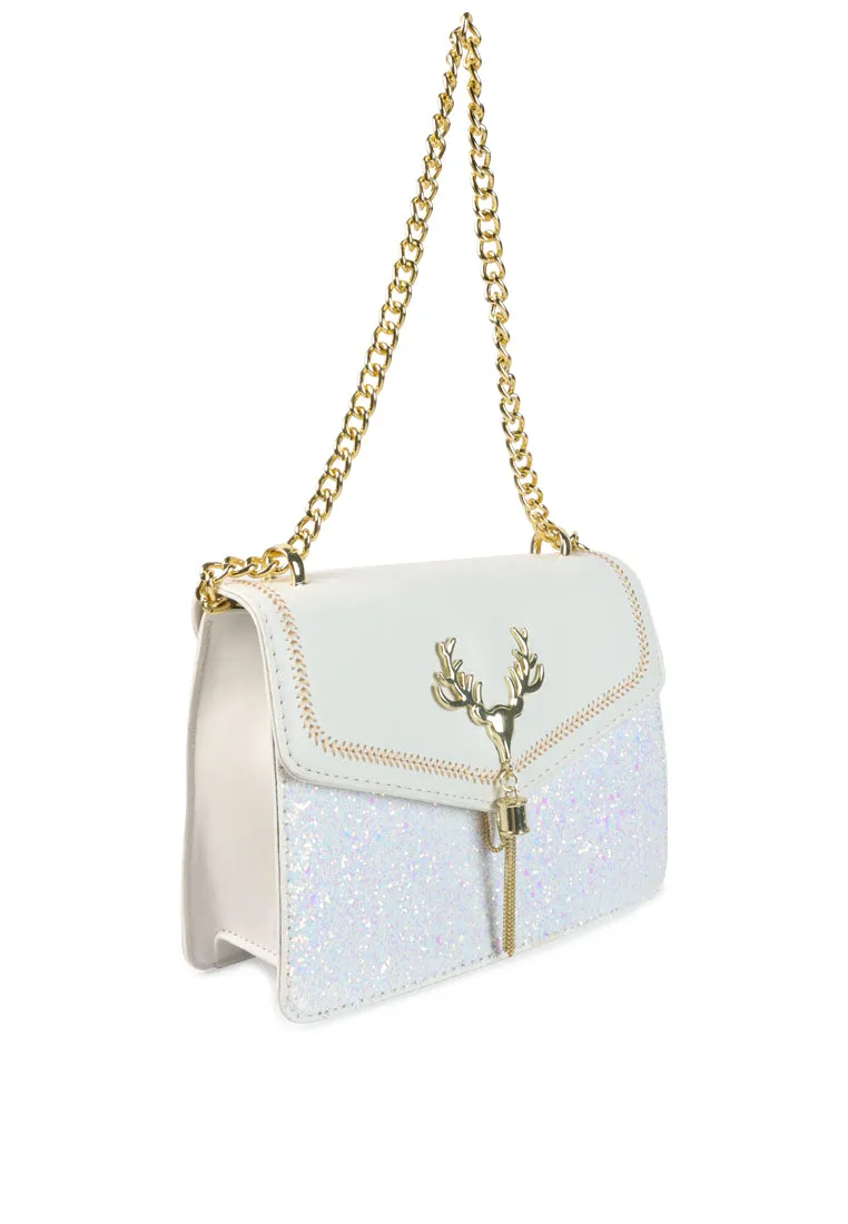 Glitter Envelope Sling Bag