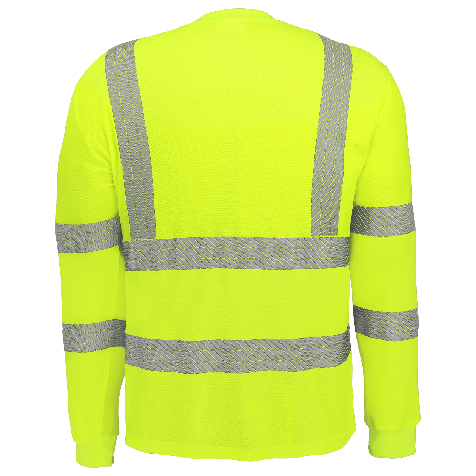 Global Glove & Safety GLO-217LS FrogWear Hi Vis Premium High Performance Self Wicking Bamboo/Polyester Long Sleeve Shirt, Class 3