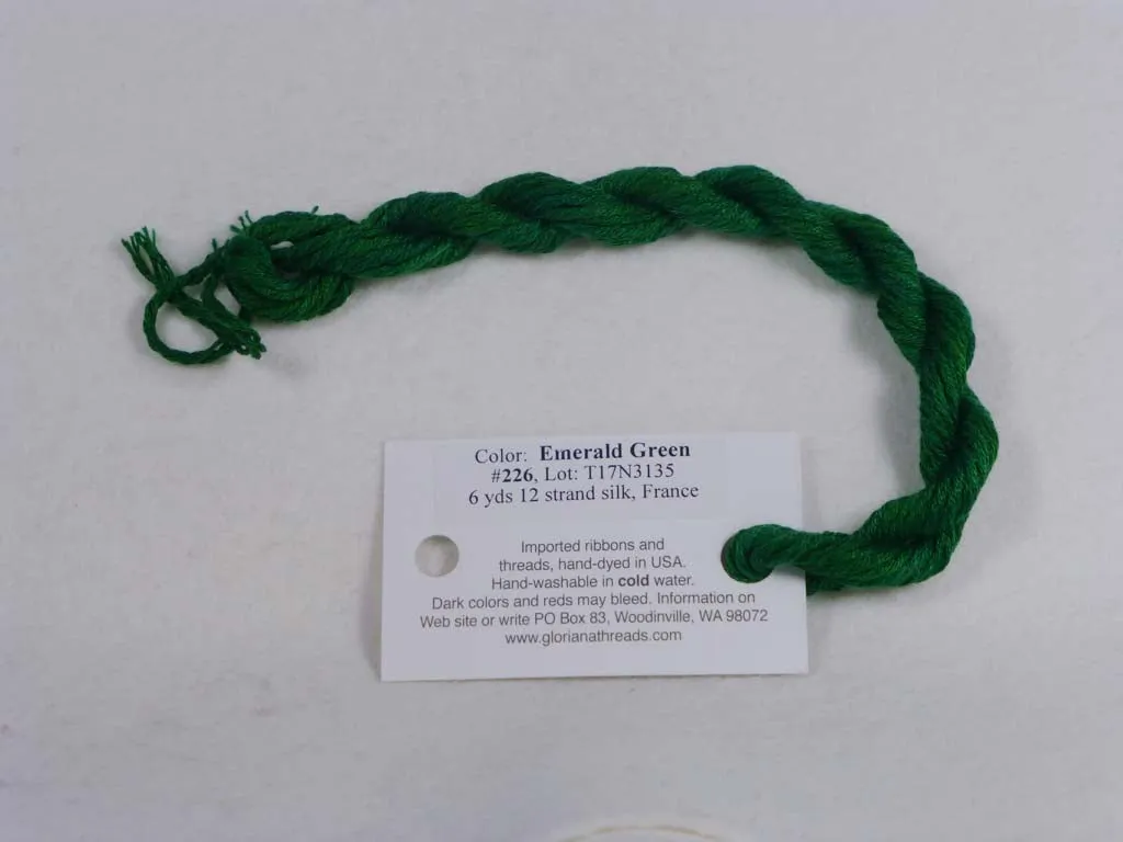 Gloriana Silk Floss 226 Emerald Green