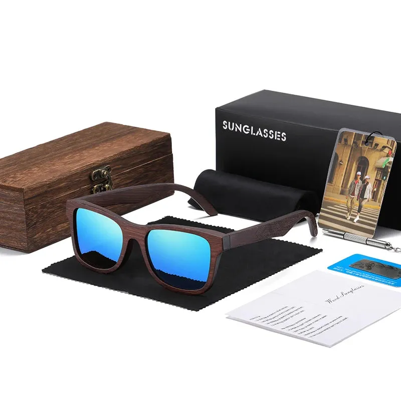 GM Bamboo Wooden Sunglasses for Men