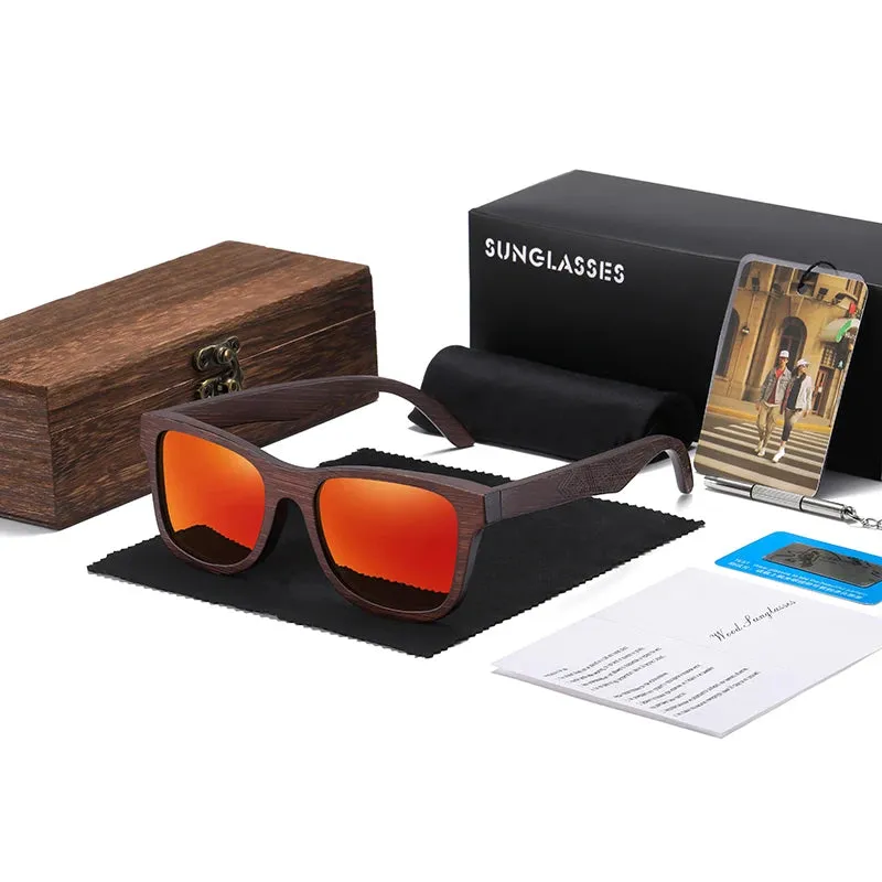 GM Bamboo Wooden Sunglasses for Men