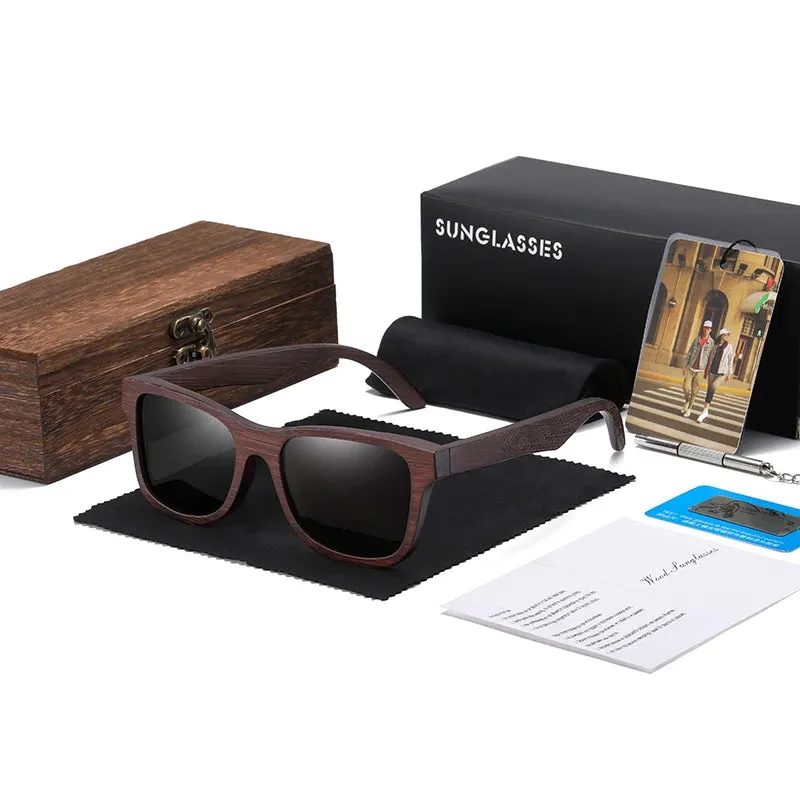 GM Bamboo Wooden Sunglasses for Men