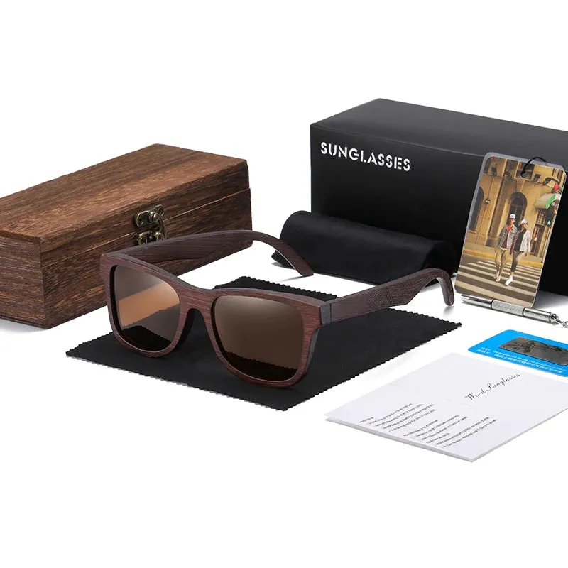 GM Bamboo Wooden Sunglasses for Men