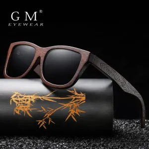 GM Bamboo Wooden Sunglasses for Men
