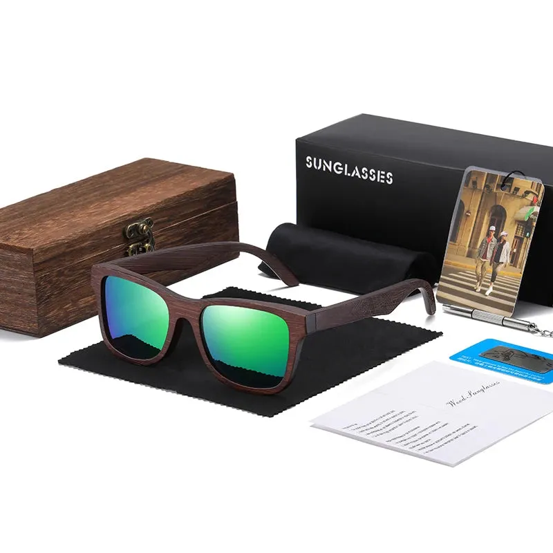 GM Bamboo Wooden Sunglasses for Men