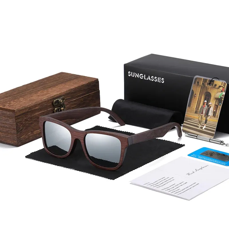 GM Bamboo Wooden Sunglasses for Men