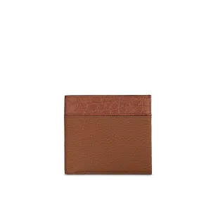 GMT Wallet in Soft Grain Leather & Crocodile