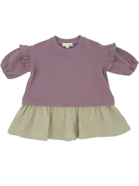 Greige The Frankie Dress 0-3m
