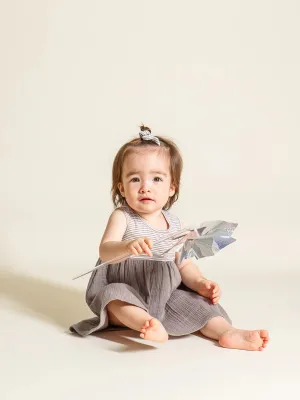Greige The Mixed Dress 0-3m