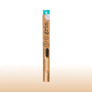 Grin Charcoal-Infused Bamboo Toothbrush (Soft)