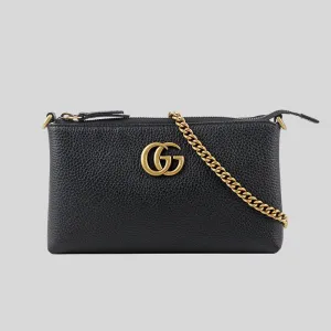 GUCCI Marmont Cellarius Shoulder/Crossbody Clutch Bag Black RB-779795