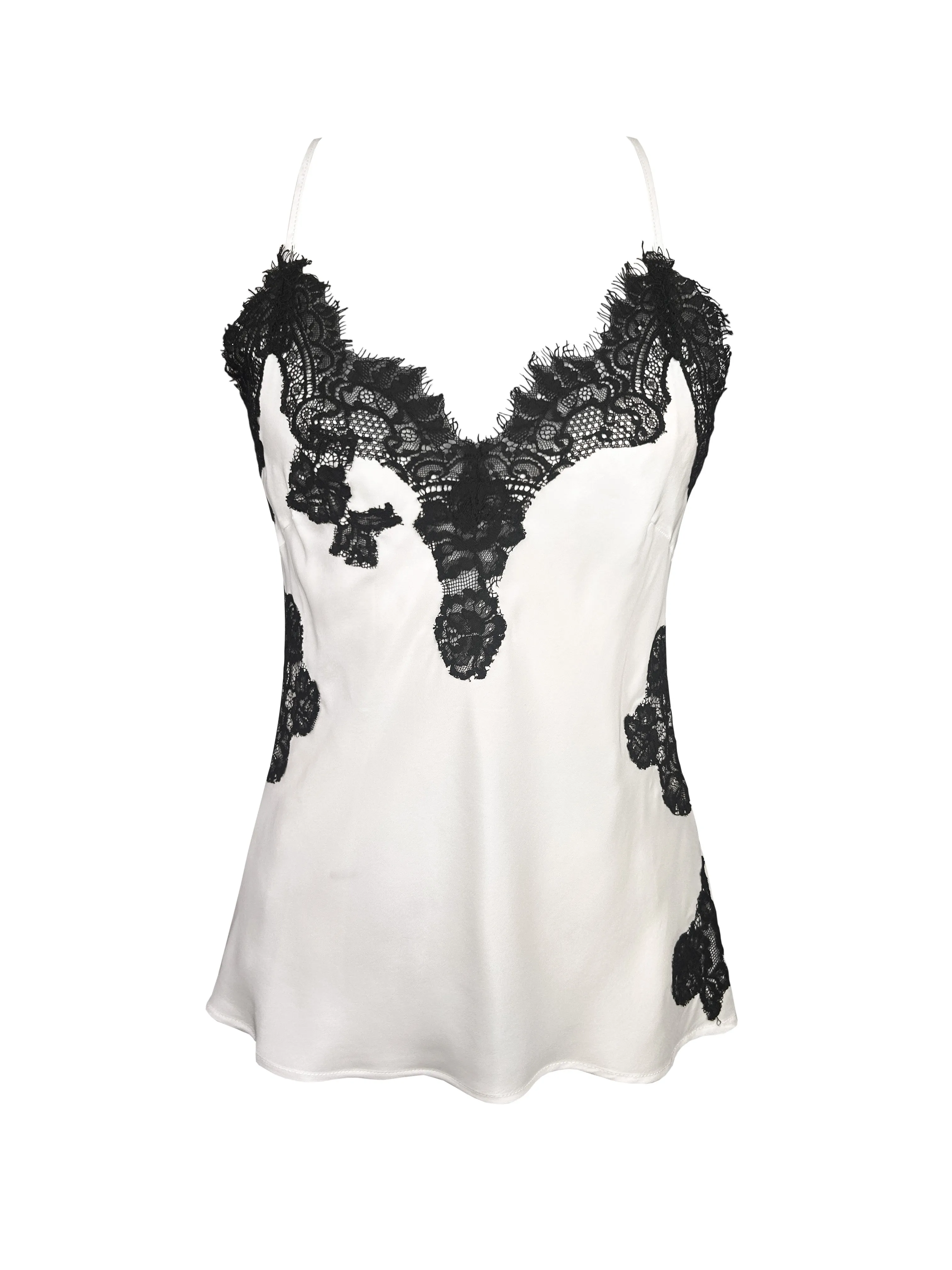 Harper Bias Cami - Cloud/Black