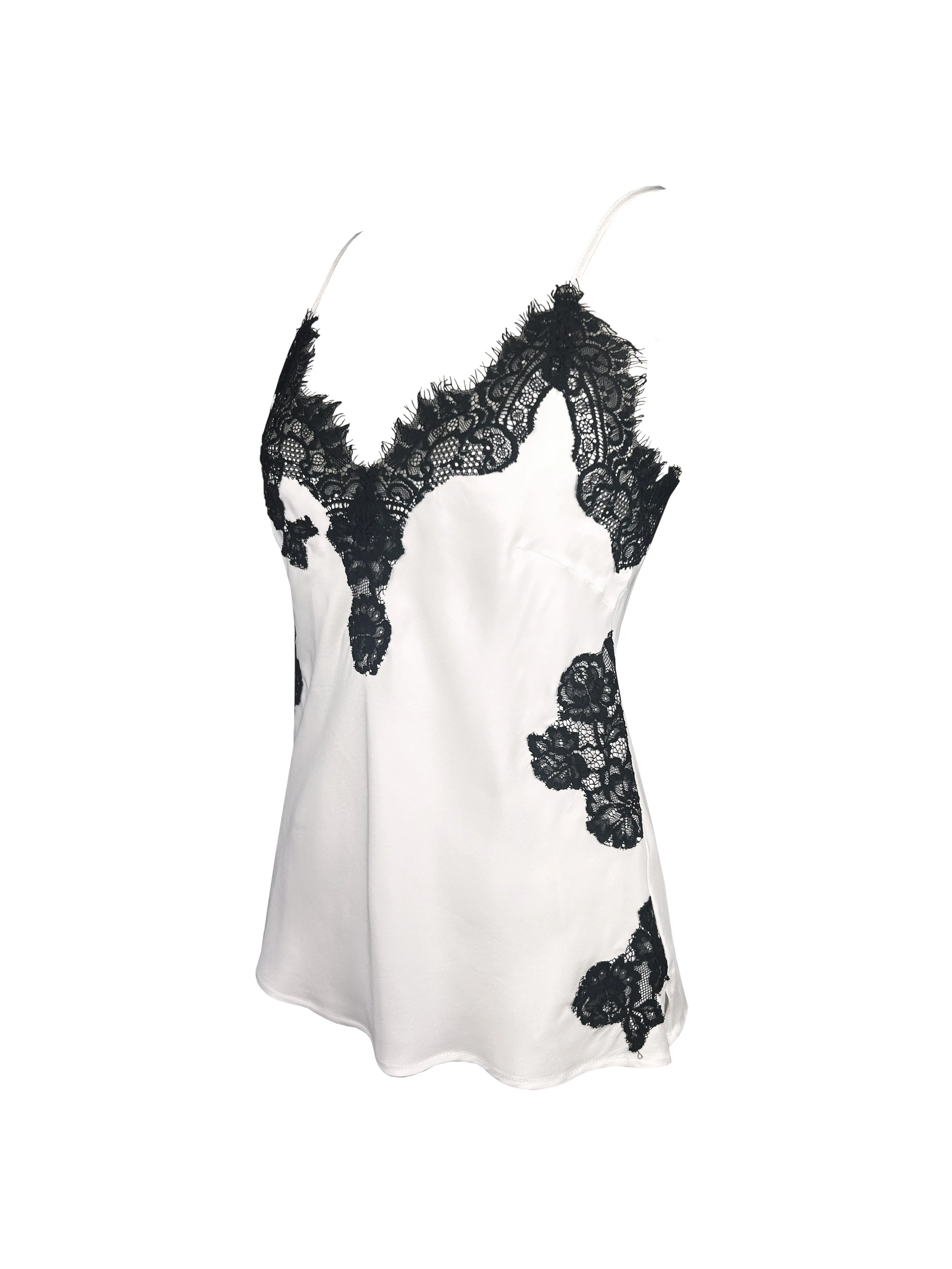 Harper Bias Cami - Cloud/Black