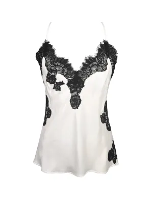 Harper Bias Cami - Cloud/Black