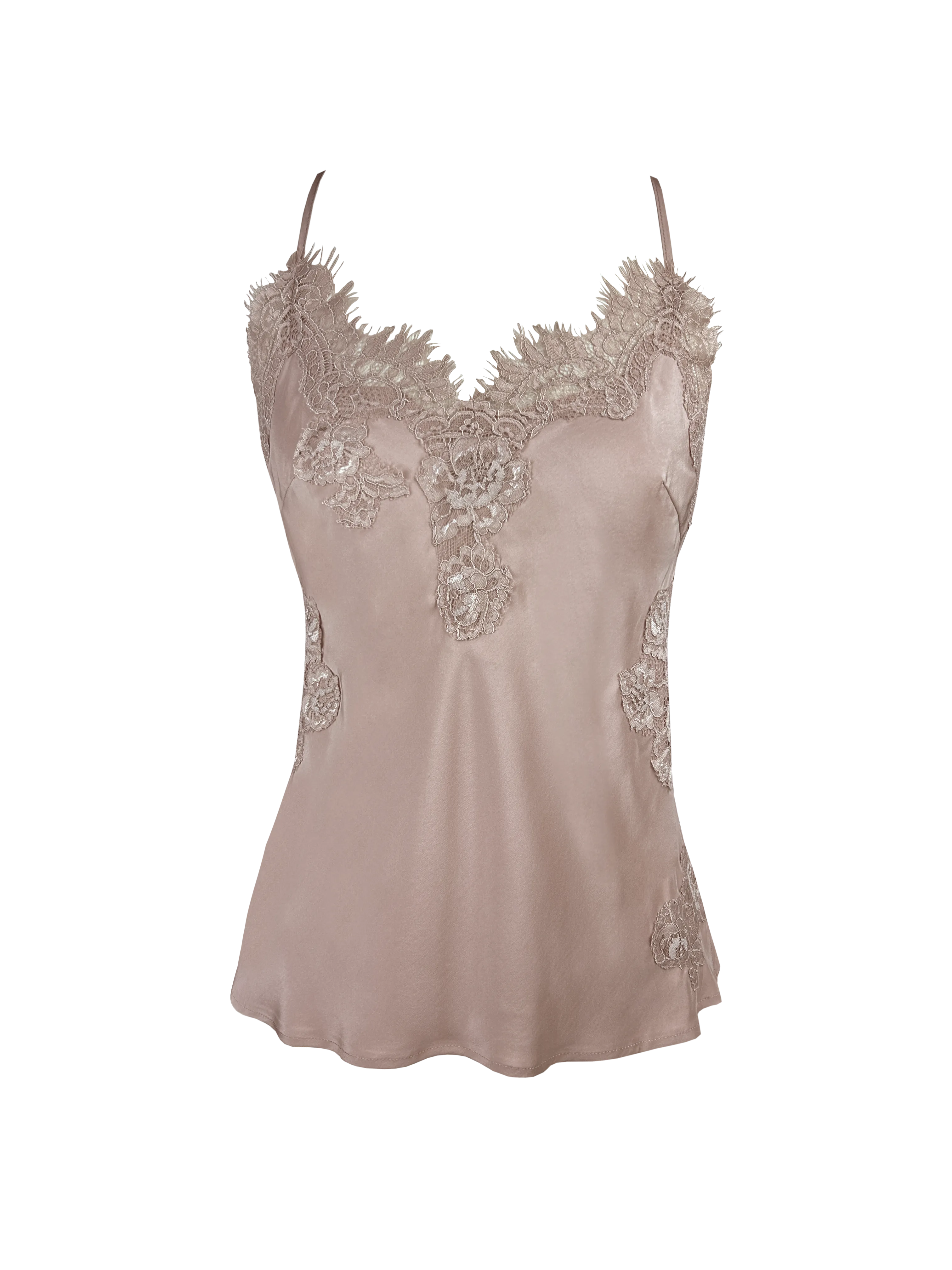 Harper Bias Cami - Nude Crystal