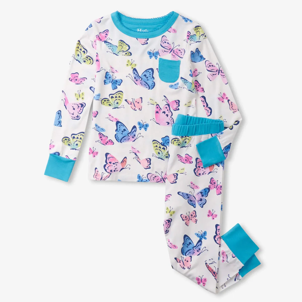 Hatley Bamboo Pajama Set - Big Butterflies
