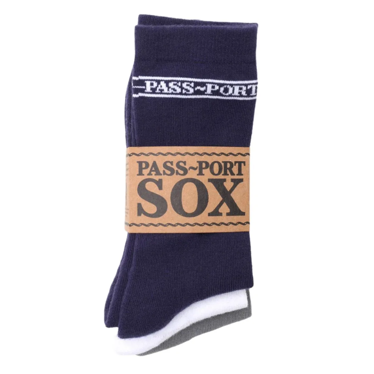 Hi Sox 3 Pack R43 (Multi - Navy/White/Grey)