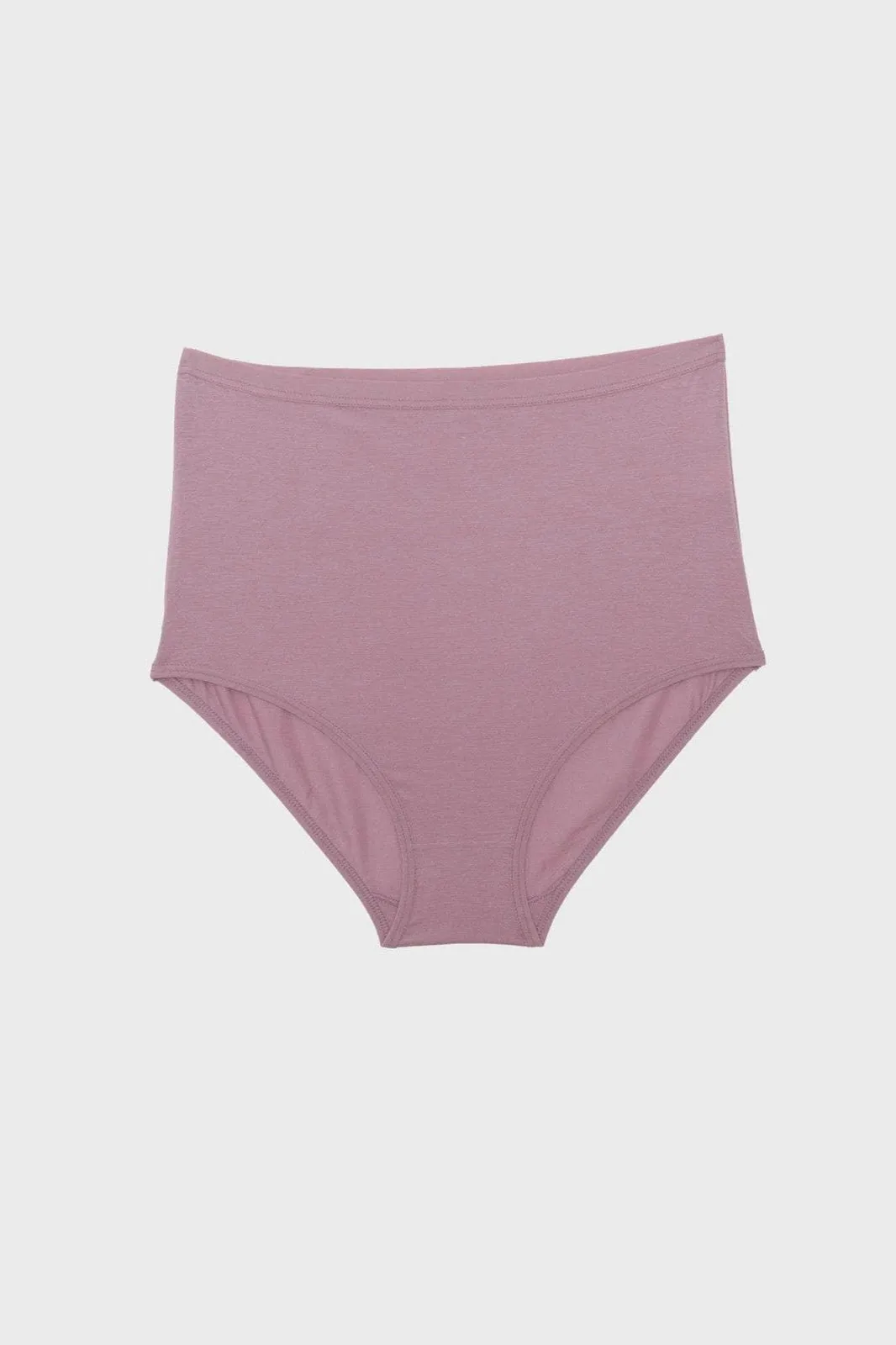 Highwaist Bell in Still Purple Bamboo Lyocell