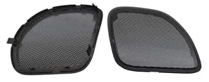 Hogtunes RGRM Metal Mesh Replacement Front Speaker Grilles (Black Trim) for 2015  Harley-Davidson Road Glide Models - RGRM Grill RGRM Grill