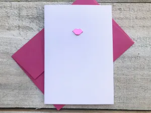 Hot Pink Kiss Cards