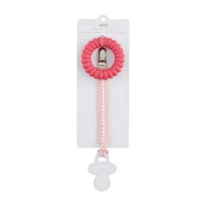 Hot Pink Pacy Strap & Teether Set