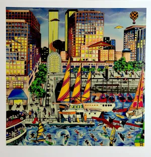 Hudson River Surfing 1996  by Linnea Pergola