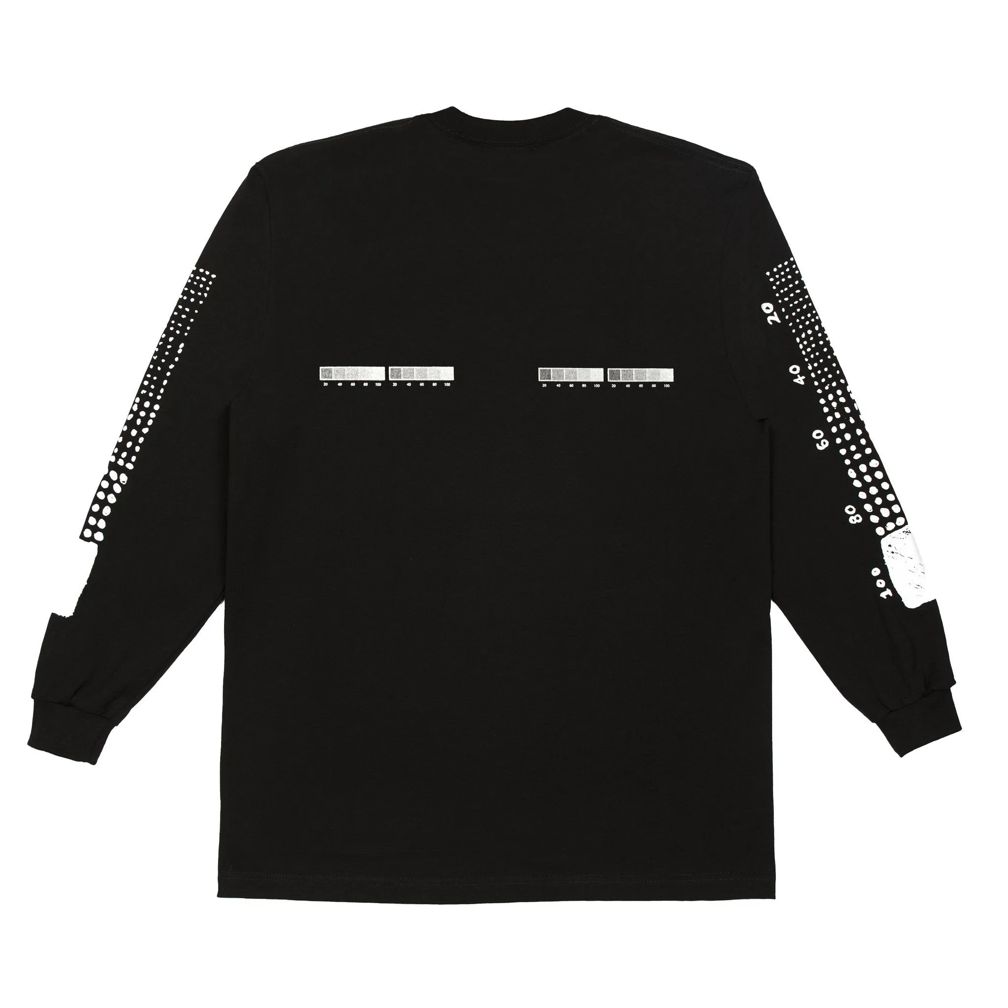 INDVLST Men Sketch Bar LS Tee Black STBLST-BLK
