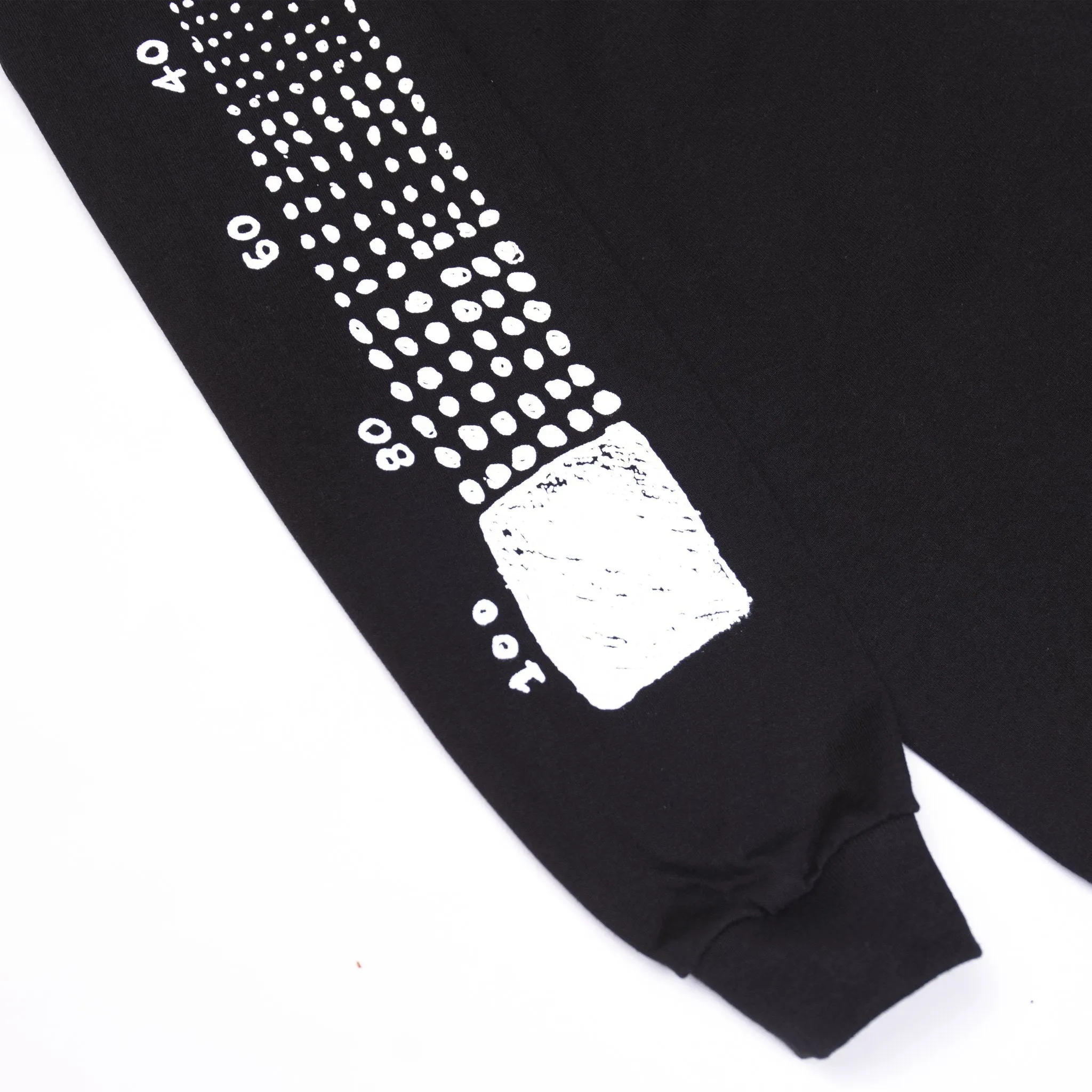 INDVLST Men Sketch Bar LS Tee Black STBLST-BLK